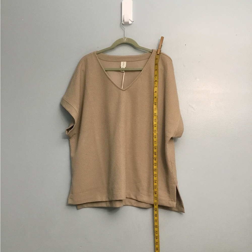 Joie Tan V-Neck Short Sleeve pants set